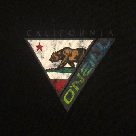 Mens Small, Black, O'Neill California Triangle Tee - Picture 2 of 6